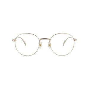 Dunhill Round-Frame Titanium Optical Frames Gold Mens